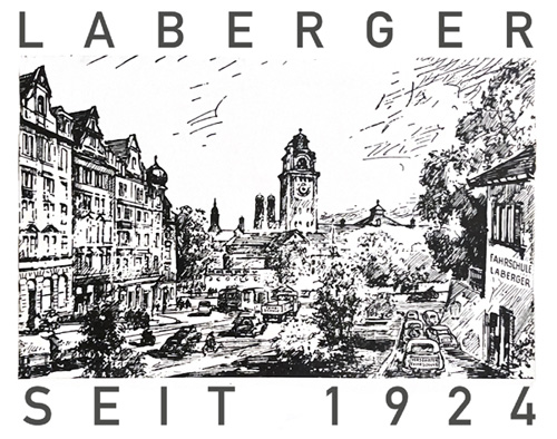 Historische Ansicht der Fahrschule Laberger