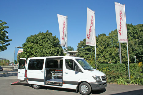 Umrüstung zu einem Krankentransport
