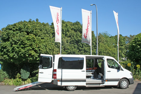 Umrüstung zu einem Krankentransport