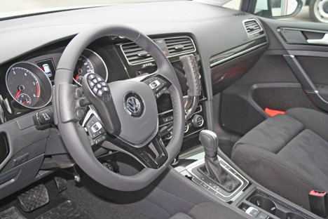 Golf 8 mit Handbedienung