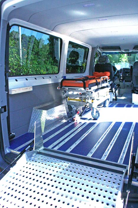 Transport liegend