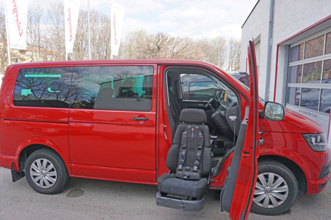 VW T6 Turny Evo II mit Carevagurt